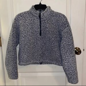 PacSun cropped sherpa